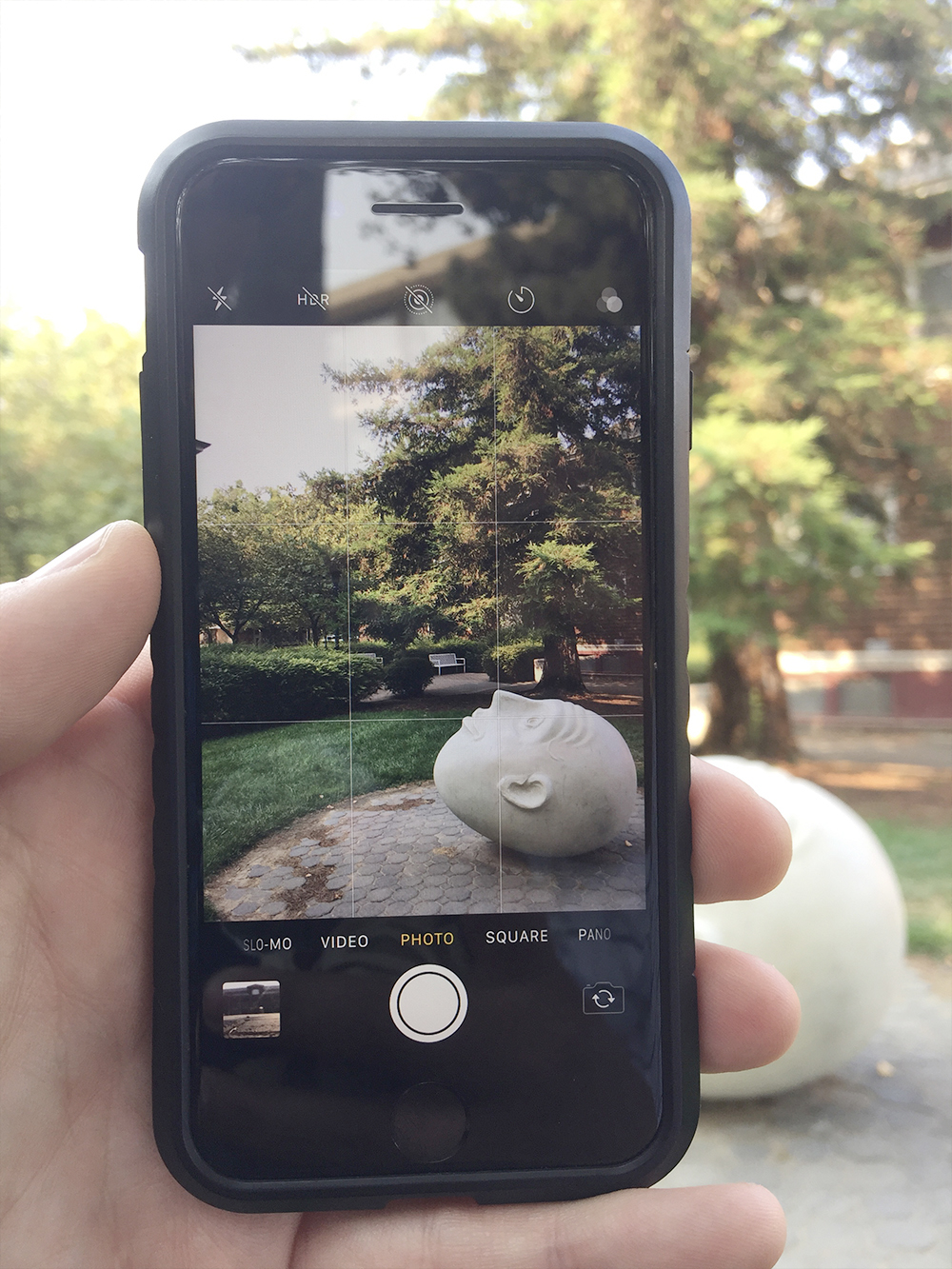 rule of thirds and grid view