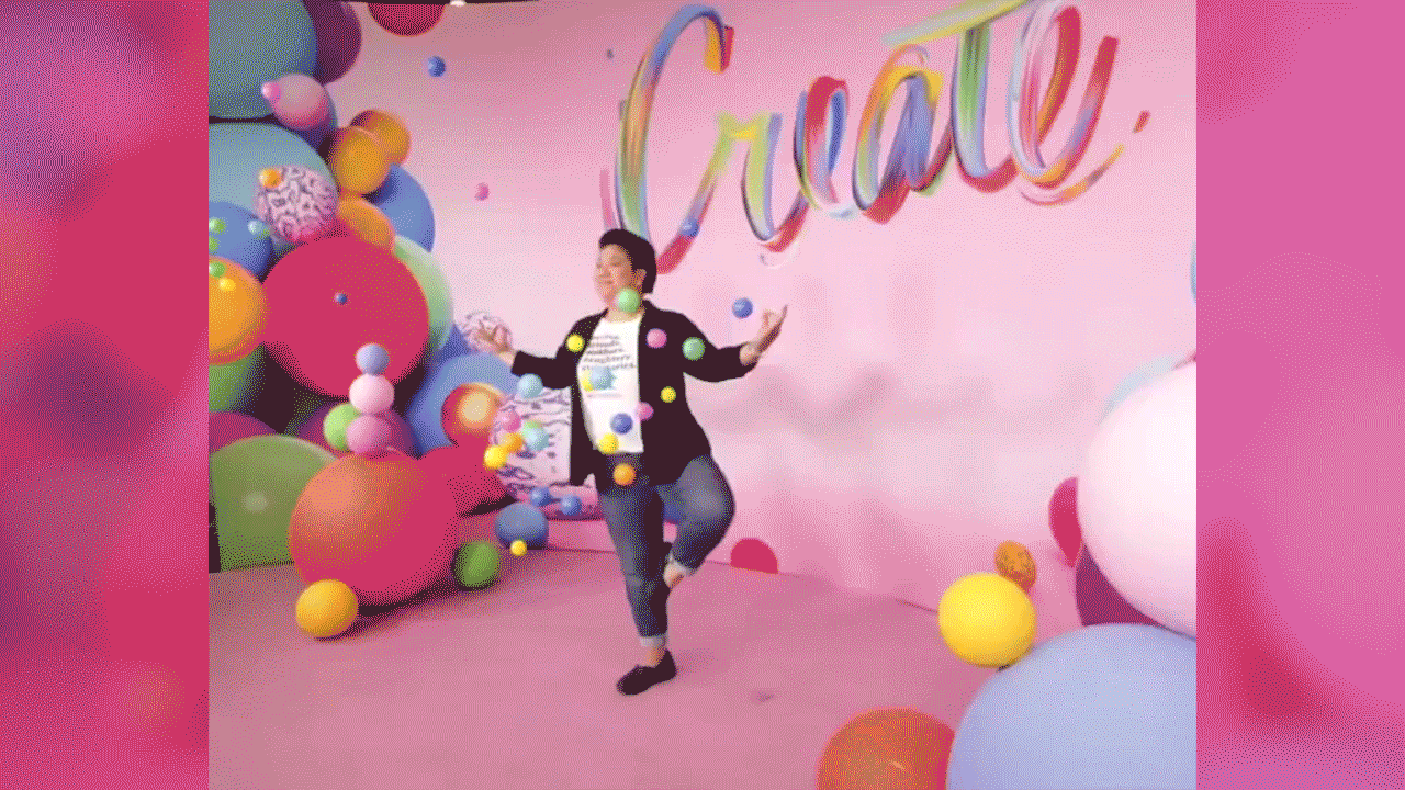 Jenn at Adobe MAX 2018