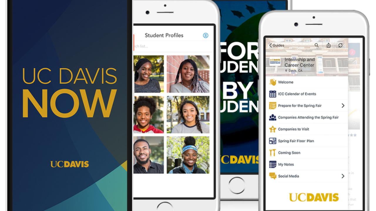 UC Davis Now mobile app