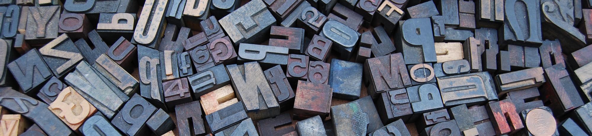 letter press fonts